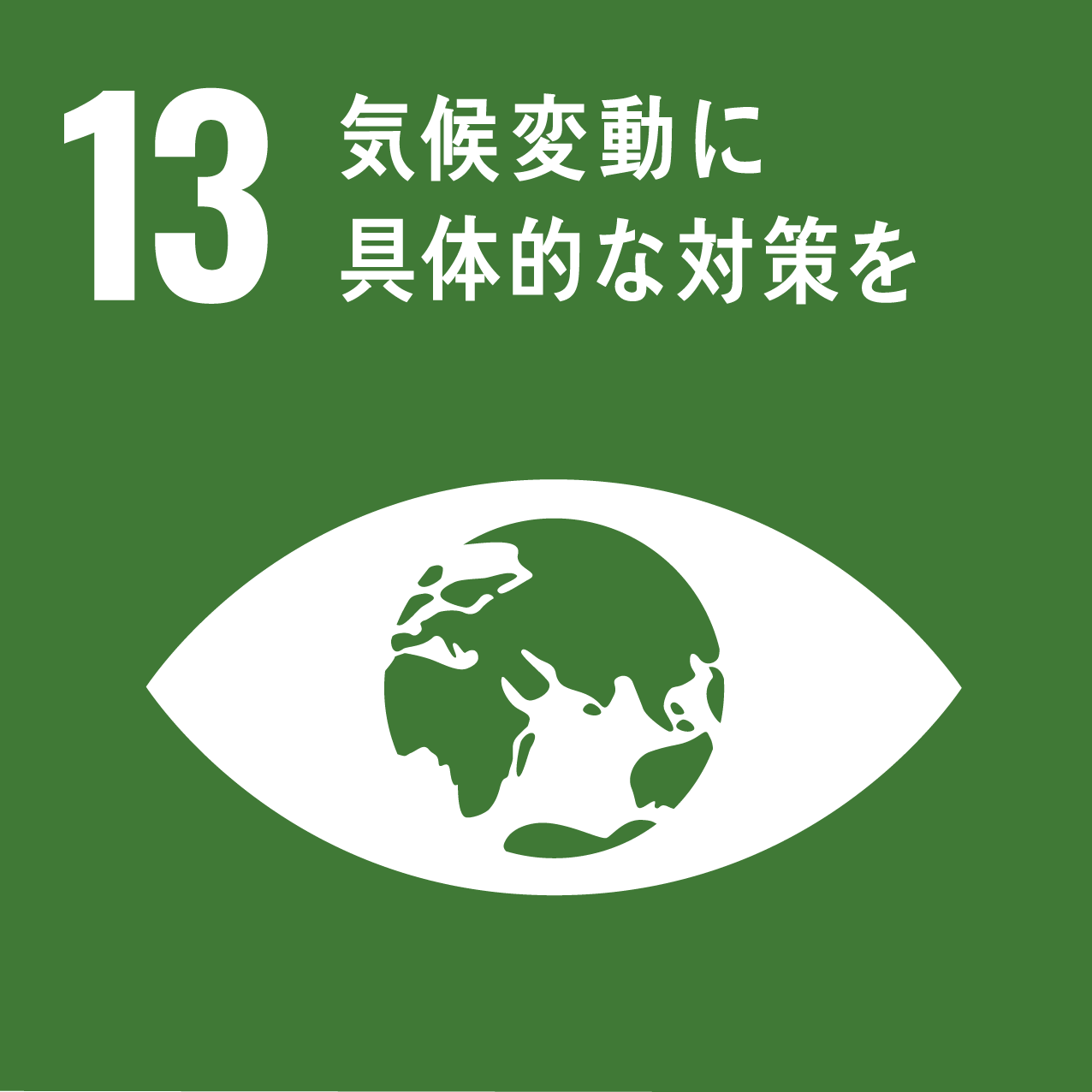 SDGsの13のアイコン画像